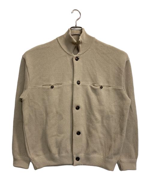 crepuscule（クレプスキュール）crepuscule (クレプスキュール) moss stitch blouson / 鹿の子ジャケット アイボリー サイズ:1の古着・服飾アイテム