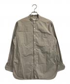 STEVEN ALANスティーブンアラン）の古着「バンドカラーシャツ」｜ベージュ
