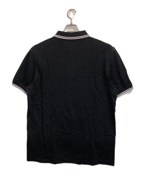 FRED PERRY（フレッドペリー）FRED PERRY (フレッドペリー) ロゴ刺繍ポロシャツ ブラック サイズ:LLの古着・服飾アイテム