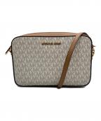 MICHAEL KORSマイケル・コース）の古着「モノグラムチェーンショルダーバッグ」｜ブラウン