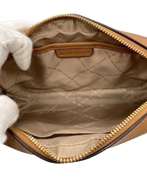 MICHAEL KORS（マイケル・コース）MICHAEL KORS (マイケルコース) モノグラムチェーンショルダーバッグ ブラウンの古着・服飾アイテム