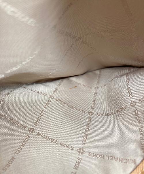 MICHAEL KORS（マイケル・コース）MICHAEL KORS (マイケルコース) モノグラムチェーンショルダーバッグ ブラウンの古着・服飾アイテム