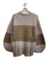 Ameri (アメリ) UND MOHAIR BICOLOR LOOSE KNIT/モヘヤバイカラールーズニット パープル×ブラウン サイズ:Ｆ：3000円