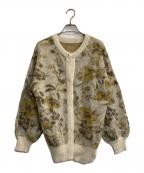 Ameriアメリ）の古着「3WAY NOSTALGIC RUG KNIT」｜イエロー×ベージュ