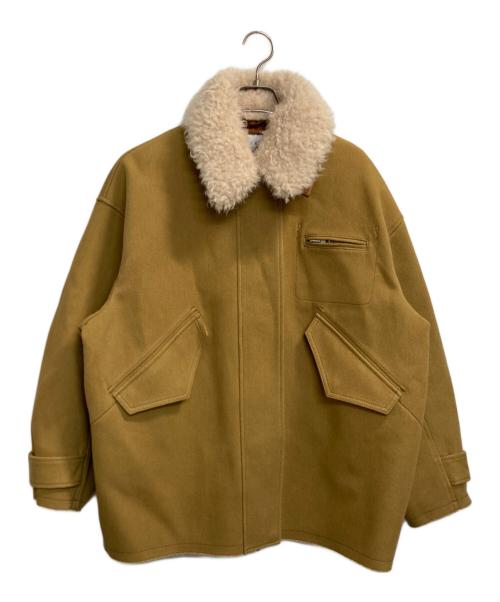 ETRE TOKYO（エトレトウキョウ）ETRE TOKYO (エトレトウキョウ) マルチファブリックリバーシブルコート ブラウン サイズ:Sの古着・服飾アイテム