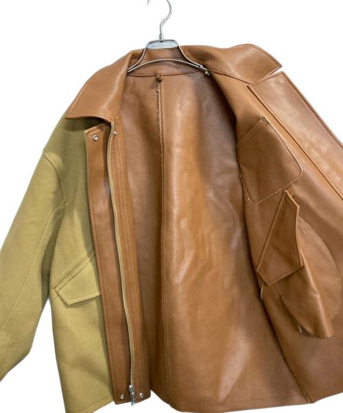 ETRE TOKYO（エトレトウキョウ）ETRE TOKYO (エトレトウキョウ) マルチファブリックリバーシブルコート ブラウン サイズ:Sの古着・服飾アイテム