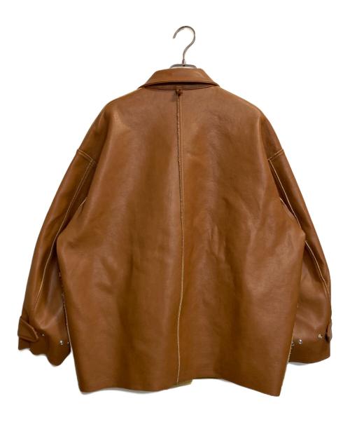 ETRE TOKYO（エトレトウキョウ）ETRE TOKYO (エトレトウキョウ) マルチファブリックリバーシブルコート ブラウン サイズ:Sの古着・服飾アイテム