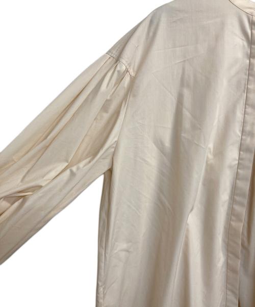 LE PHIL（ル フィル）LE PHIL (ル フィル) ライトタイプライターギャザーブラウス アイボリー サイズ:FREEの古着・服飾アイテム