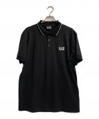 EA7イーエーセブン）の古着「ポロシャツ」｜ブラック