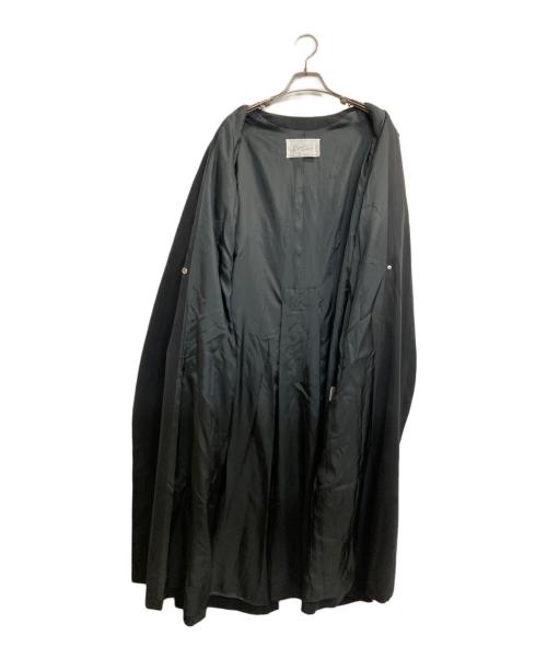 Dessin de mode（デッサンデモード）Dessin de mode (デッサンデモード) ノーカラートレンチコート ブラック サイズ:2の古着・服飾アイテム