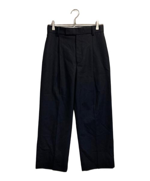 Whim Gazette（ウィムガゼット）Whim Gazette (ウィムガゼット) タックパンツ ネイビー サイズ:FREEの古着・服飾アイテム