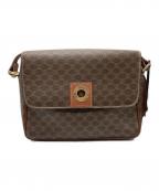 CELINEセリーヌ）の古着「マカダム柄ショルダーバッグ」｜ブラウン