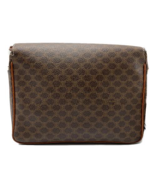 CELINE（セリーヌ）CELINE (セリーヌ) マカダム柄ショルダーバッグ ブラウンの古着・服飾アイテム