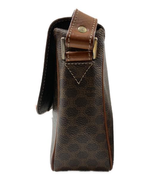CELINE（セリーヌ）CELINE (セリーヌ) マカダム柄ショルダーバッグ ブラウンの古着・服飾アイテム