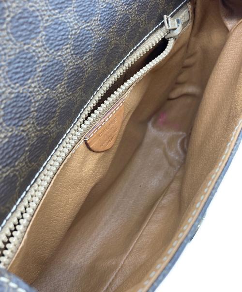 CELINE（セリーヌ）CELINE (セリーヌ) マカダム柄ショルダーバッグ ブラウンの古着・服飾アイテム
