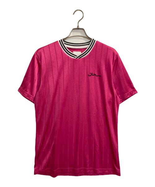 SUPREME（シュプリーム）Supreme (シュプリーム) ARABIAN LOGO SOCCER JERSEY ピンク サイズ:Mの古着・服飾アイテム