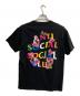 anti social social CLUB (アンチソーシャルソーシャルクラブ) バックバタフライプリントTシャツ ブラック サイズ:M：3500円