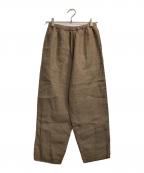 DANTONダントン）の古着「リネンイージーパンツ」｜ベージュ