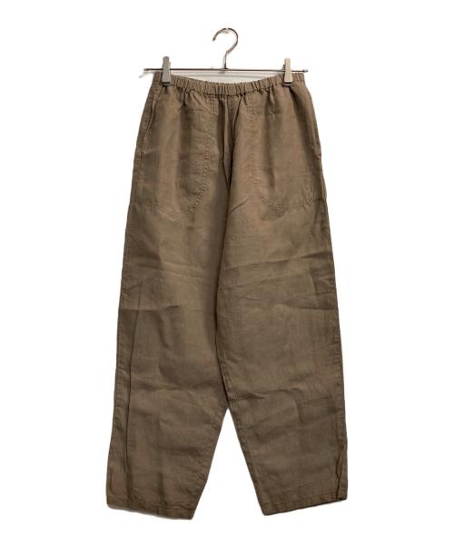 DANTON（ダントン）DANTON (ダントン) リネンイージーパンツ ベージュ サイズ:36の古着・服飾アイテム