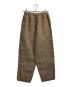 DANTON（ダントン）の古着「リネンイージーパンツ」｜ベージュ