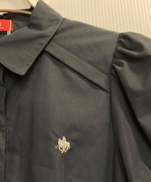 DazzliN（ダズリン）dazzlin (ダズリン) POLO BCS (ポロ・ビーシーエス) ヘムレイヤードシャツワンピース ネイビー サイズ:Sの古着・服飾アイテム