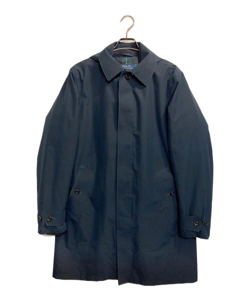 POLO RALPH LAUREN（ポロ・ラルフローレン）POLO RALPH LAUREN (ポロ・ラルフローレン) ダウンライナー付フーデッドステンカラーコート ネイビー サイズ:Sの古着・服飾アイテム