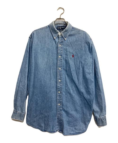 RALPH LAUREN（ラルフローレン）RALPH LAUREN (ラルフローレン) BLAIREデニムシャツ インディゴ サイズ:Ｌの古着・服飾アイテム