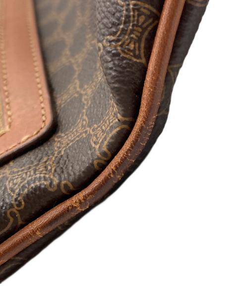 CELINE（セリーヌ）CELINE (セリーヌ) マカダム柄クラッチバッグ ブラウンの古着・服飾アイテム