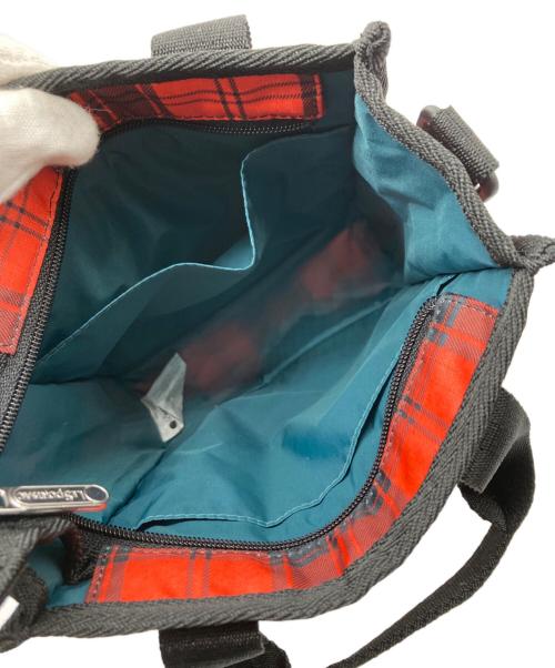LeSportsac（レスポートサック）LeSportsac (レスポートサック) チェック柄2WAYバッグ レッドの古着・服飾アイテム