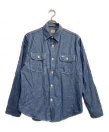 SUGAR CANE（シュガーケーン）の古着「BLUE CHAMBRAY WORK SHIRT / シャンブレーワークシャツ」｜インディゴ