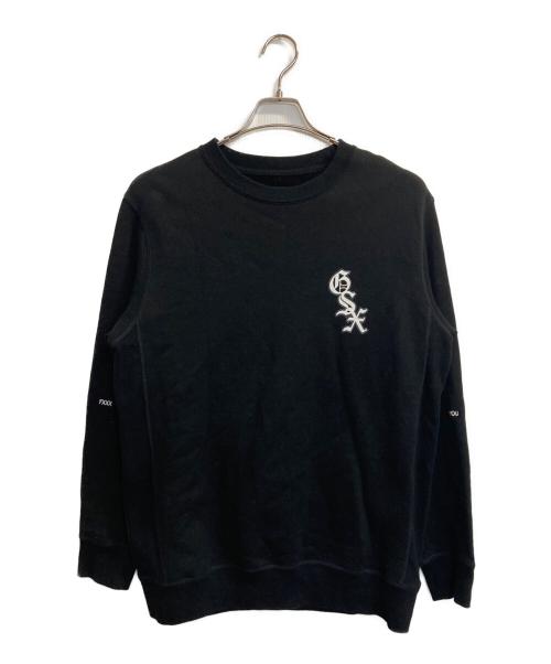 GOD SELECTION XXX（ゴッド セレクション トリプルエックス）GOD SELECTION XXX (ゴッド セレクション トリプルエックス) クルーネックスウェット ブラック サイズ:Ⅼの古着・服飾アイテム