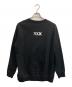 GOD SELECTION XXX (ゴッドセレクショントリプルエックス) クルーネックスウェット ブラック サイズ:Ⅼ：7000円