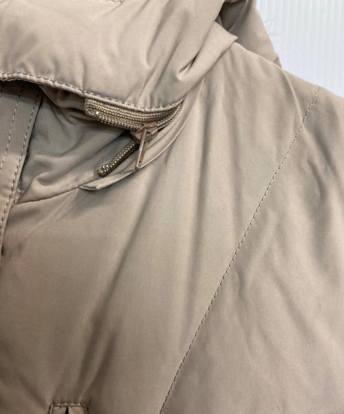 LAUTRE AMONT（ロートレアモン）LAUTRE AMONT (ロートレアモン) フーデッドダウンコート ベージュ サイズ:2の古着・服飾アイテム