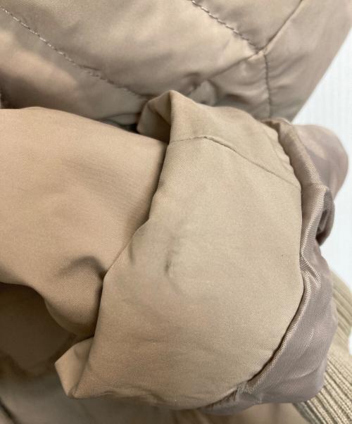 LAUTRE AMONT（ロートレアモン）LAUTRE AMONT (ロートレアモン) フーデッドダウンコート ベージュ サイズ:2の古着・服飾アイテム