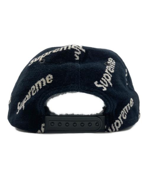 SUPREME（シュプリーム）SUPREME (シュプリーム) 17AW Velour Diagonal Logo 6-Panel ネイビーの古着・服飾アイテム