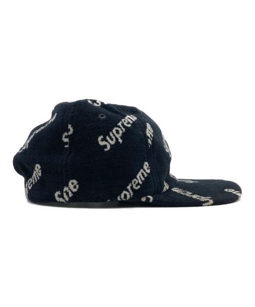 SUPREME（シュプリーム）SUPREME (シュプリーム) 17AW Velour Diagonal Logo 6-Panel ネイビーの古着・服飾アイテム