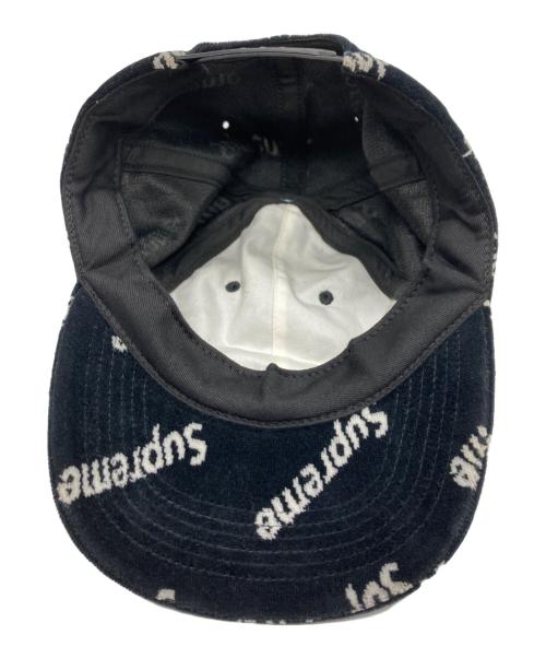 SUPREME（シュプリーム）SUPREME (シュプリーム) 17AW Velour Diagonal Logo 6-Panel ネイビーの古着・服飾アイテム