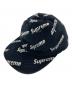 SUPREME（シュプリーム）の古着「17AW Velour Diagonal Logo 6-Panel」｜ネイビー