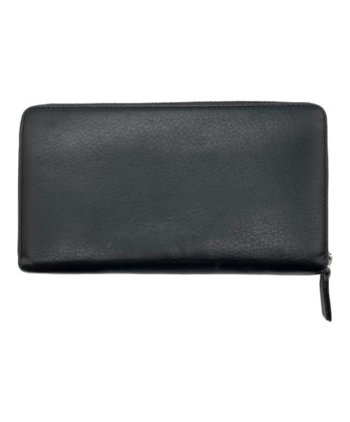 BALENCIAGA（バレンシアガ）BALENCIAGA (バレンシアガ) ロゴラウンドジップウォレット ブラックの古着・服飾アイテム