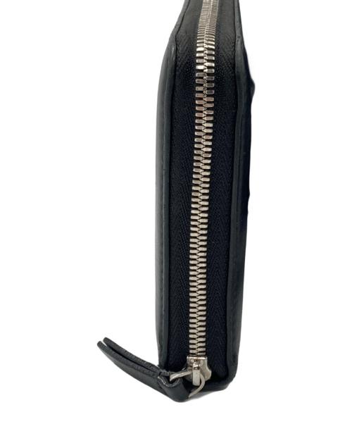 BALENCIAGA（バレンシアガ）BALENCIAGA (バレンシアガ) ロゴラウンドジップウォレット ブラックの古着・服飾アイテム