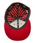 中古・古着 SUPREME (シュプリーム) New Era (ニューエラ) Text Stripe Cap レッド：6000円
