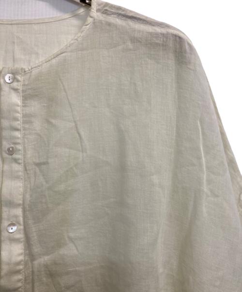 KAGURE（カグレ）KAGURE (カグレ) ピグメントダイワイドブラウス イエロー サイズ:ＦＲＥＥの古着・服飾アイテム