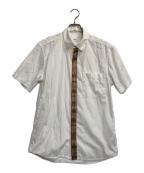 BURBERRYバーバリー）の古着「テープS/Sシャツ」｜ホワイト