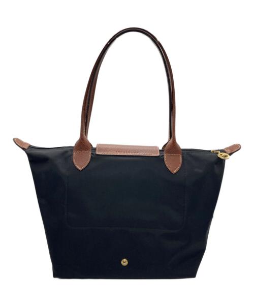 LONGCHAMP（ロンシャン）LONGCHAMP (ロンシャン) ルプリーアジュM / ナイロントートバッグ ブラックの古着・服飾アイテム