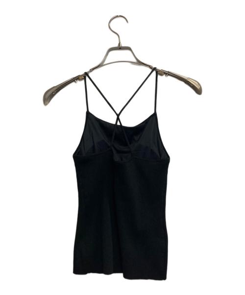 Snidel（スナイデル）Snidel (スナイデル) シアーCD&カップインキャミSET UP ブラック サイズ:記載なしの古着・服飾アイテム