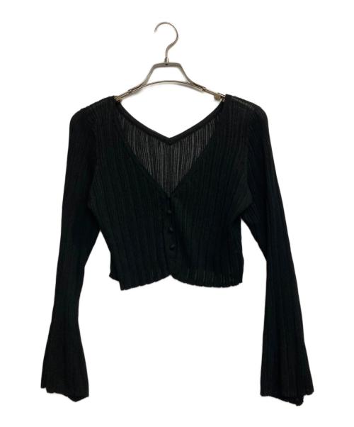 Snidel（スナイデル）Snidel (スナイデル) シアーCD&カップインキャミSET UP ブラック サイズ:記載なしの古着・服飾アイテム