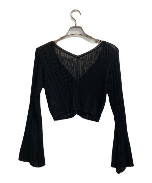 Snidel（スナイデル）Snidel (スナイデル) シアーCD&カップインキャミSET UP ブラック サイズ:記載なしの古着・服飾アイテム