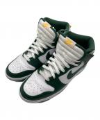 NIKEナイキ）の古着「DUNK HI / ダンクハイ」｜グリーン×ホワイト