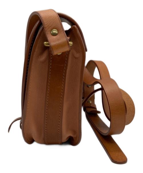 jerome dreyfuss（ジェロームドレイフェス）jerome dreyfuss (ジェロームドレイフェス) レザーショルダーバッグ ブラウンの古着・服飾アイテム