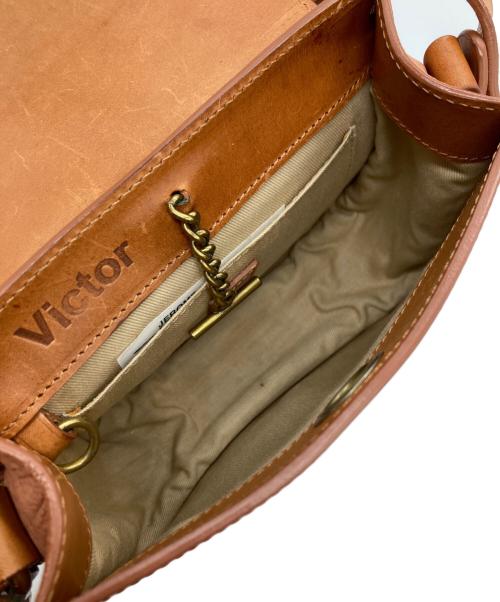 jerome dreyfuss（ジェロームドレイフェス）jerome dreyfuss (ジェロームドレイフェス) レザーショルダーバッグ ブラウンの古着・服飾アイテム